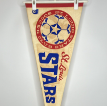 Vintage St. Louis Stars Soccer Club NASL Soccer Pennant 30 x 12 Full Size 1970s - £19.54 GBP
