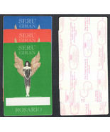3 Different Seru Giran Cloth Backstage Pass from the 1992 Rosario Tour. - £9.05 GBP