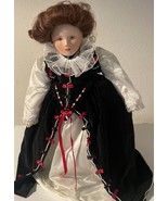 Franklin Heirloom Porcelain Doll 18&quot; Tall 1984 Queen Elizabeth I - $509.09 MXN
