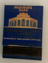 Vintage Universal Matchbook Nebiolo’s Cafe Melvindale Detroit Michigan C... - $19.01