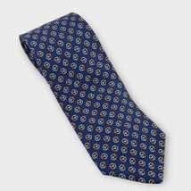 NWT Vintage BROOKS BROTHERS Blue Silk Tie Steering Wheel Print Racing Ca... - $33.87