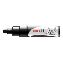 Uni Chalk Marker with Chisel Tip 8mm (Black) - $30.91