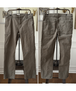 Weatherproof Olive Green Canvas Straighten Leg Work Pants 34 x 32 - $21.60