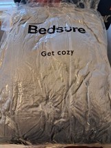 Electric heated Blanket by Bedsure Queen 84x90, navy blue, soft &amp; fleece, New! - £35.30 GBP