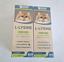Eagou Diary L Lysine For Cats Liquid Supplement 2 Pack Roast Chicken Sea... - $24.95