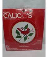 Applique Calic-Os 10&quot; Red Cardinal #2205 Framing Hoop - $15.40 CAD