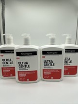 (4) Neutrogena Ultra Gentle Daily Cleanser Pro Vitamin B5 16oz Fragrance Free - £11.78 GBP