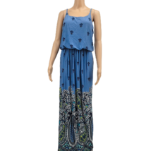 Cato Womens Floral Sleeveless Full Length Summer Maxi Dress, Size S/Blue - £11.50 GBP