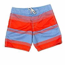 Gap Striped Boardshort Hi-Rise Pockets Hybrid Tie Waist Swim Trunks Men ... - £12.99 GBP