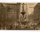 Fountain Square Postcard Cincinnati Ohio 1908 - $9.90