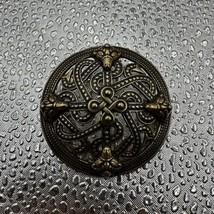 Viking brooch Celtic Finland bronze vintage - £67.25 GBP