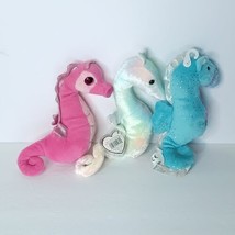TY Beanie Boos Lot Of 3 Seahorse Neptune Majestic Neon 8&quot; Stuffed Animal... - £19.75 GBP