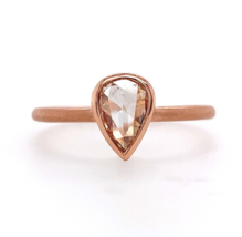 Authenticity Guarantee 
14k Rose Gold .39ct Champagne Genuine Natural Diamond... - £871.26 GBP
