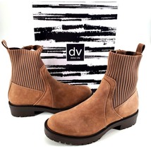 Dolce Vita Boots 10 Orelia Lug Stretch Knit Chelsea Chukka Chunky Platform Shoes - £56.94 GBP
