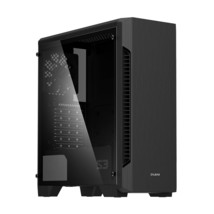 S3 Atx Mid Tower Computer Case W/ Tempered Glass Side Panels &amp; 3X Pre-In... - $93.99