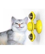  Interactive Cat Toy Windmill Portable Scratch Hair Brush Grooming Shedd... - £7.56 GBP
