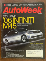 AUTOWEEK Magazine December 27 2004 Infiniti M45 Lexus Supra-Car Mini Turbo - $2.96