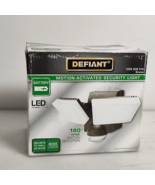 Defiant 180-Degree Bronze Twin Battery Motion Sensor Outdoor LED Flood L... - £21.02 GBP