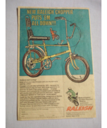 1970 Color Bicycles Ad Raleigh Chopper, Raleigh Industries of America, B... - $7.99