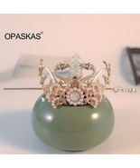 Chinese Hairpins Hair Accessories Vintage Pearl Dragon Shaped Hair Stick... - $20.44