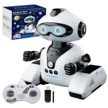 Robots Toys For Kids, 2.4Ghz Remote Control Robot Toys With Music And Led Eyes F - £32.42 GBP