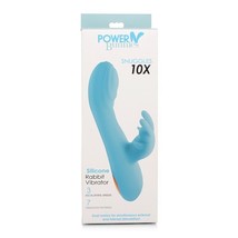 Power Bunny Snuggles Rabbit Vibe Silicone Rechargeable Teal - $56.16