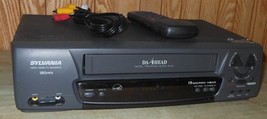 Sylvania 2945LF Mono VHS VCR with Remote, Av Cables &amp; Hdmi Adapter - $164.84 CAD