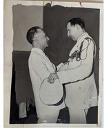 Philippine Pres. Manuel L. Quezon and Gen Douglas MacAthur 1942 B&amp;W Phot... - $743.90 MXN