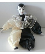 Porcelain Harlequin Doll PD1653 | Russ Berrie &amp; Co. | Vintage - $20.26 CAD