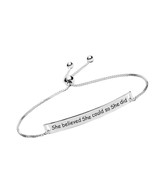Sterling Silver Jewelry Engraved Inspirational Moon - £69.55 GBP