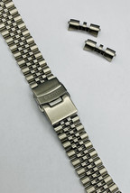 22mm Seiko jubilee curved lugs stainless steel gents watch strap,New.(MU... - £23.55 GBP