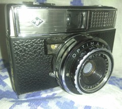 Vtg Working Agfa Optima Compur Rangefinder  Film 35MM Metal Camera Color Apotar - $74.48