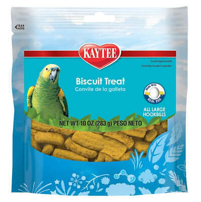 Kaytee Forti Diet Pro Health Parrot Biscuit Treats: Omega-3 Fortified Large Hook - $17.95