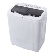 Zokop Compact Semi-Automatic Washing Machine Laundry Washer 14.3lbs Twin... - $158.99