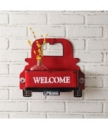 Red Truck metal wall pocket - $39.99