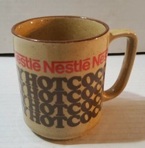 Vintage Nestle Hot Cocoa Rich ‘N Creamy Brown Mug Coffee Tea Cup 8 oz  - £8.88 GBP