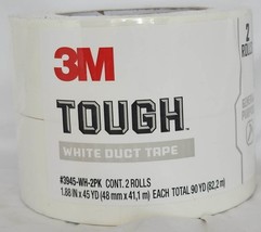 3M Tough White Duct Tape - Total 90 Yards - New in Package - £17.25 GBP