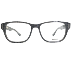 Kensie Brille Rahmen Feather BK Schwarz Grau Quadratisch Voll Felge 52-1... - $49.49