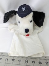 White Beagle Dog New York Yankees Plush Hand Puppet 12 Inch Stuffed Anim... - £19.27 GBP