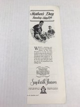 Say It With Flowers Mothers Day Vtg 1929 Print Ad - $9.89