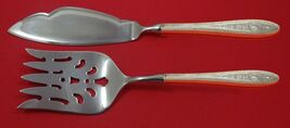 Wedgwood by International Sterling Silver Fish Serving Set 2 Piece Custo... - $147.51