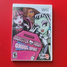 Monster High Ghoul Spirit Nintendo Wii Game Complete with Case &amp; Manual Works - £7.40 GBP
