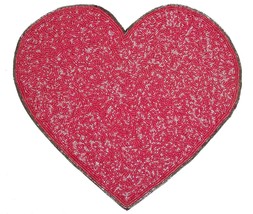 CYNTHIA ROWLEY Beads Pearls Heart Shaped 14.5&quot; x 13.5&quot; Charger Placemat NWT - $521.50 MXN