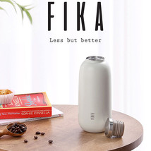 NEOFLAM FIKA Round Bottle Thermos 0.42qt (400ml) Ivory - £36.31 GBP