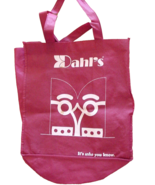 DAHL&#39;S FOOD STORES Reusable Grocery Shopping Bag Mascot Chadwick  RARE FIND - $40.46 CAD
