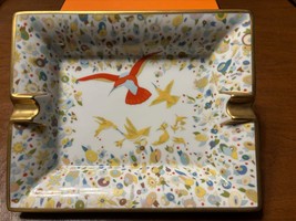 Hermes Change tray Bird Ashtray red porcelain animal - £607.98 GBP