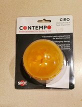 Ciro Contempo Pet Yellow Rolling Food &amp; Treat Dispenser (NEW) - £7.71 GBP
