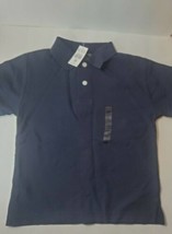 New nwt polo navy shirt dress up casual xs size 4 4t Navy Short Sleeves - £7.02 GBP