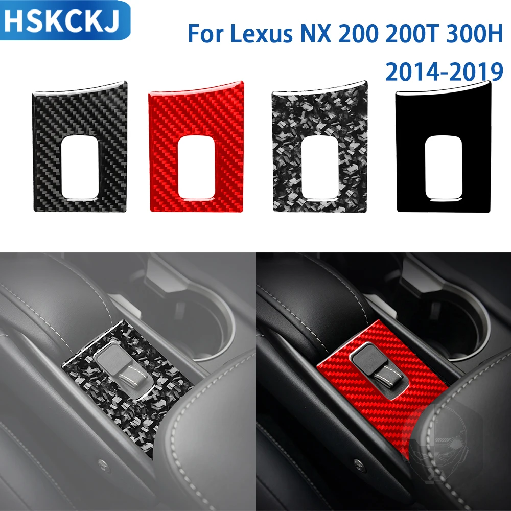 X 200 200t 300h 2014 2019 accessories carbon fiber car interior central control armrest thumb200