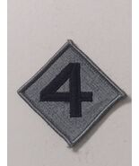 ACU PATCH - 4th MARINE DIVISION WITH HOOK &amp; LOOP NEW :KY25-20 - $3.91
